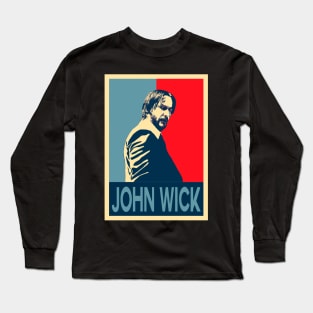 John Wick Hope Poster Long Sleeve T-Shirt